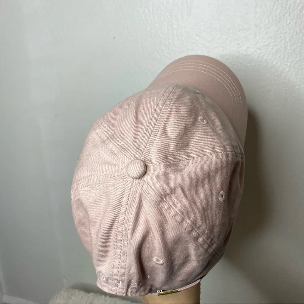 ivory ella Pale Pink Elephant Baseball Cap